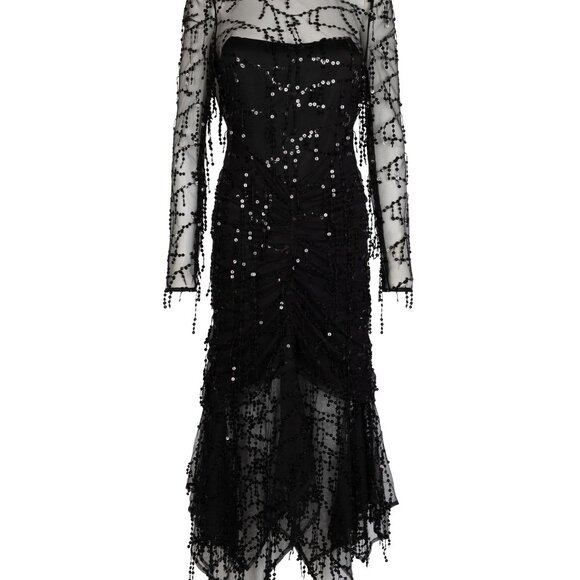 Paris Georgia Bianca Fringe Dress - Picture 4 of 6